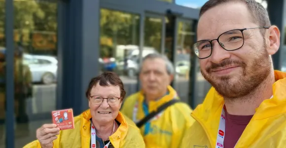 Membres Altéo en récolte de fonds pour CAP48