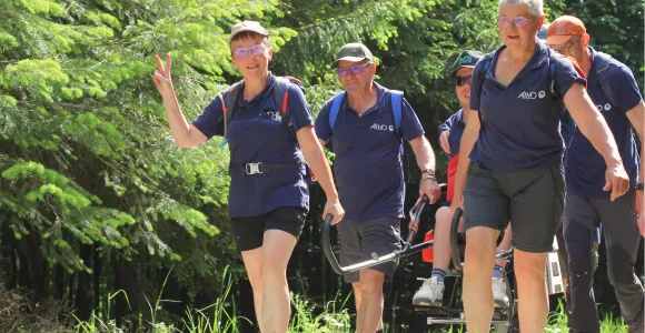Traversée de la Wallonie en joëlette