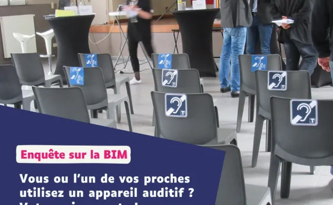 Visuel de la campagne du CAWAB sur les appareils auditif
