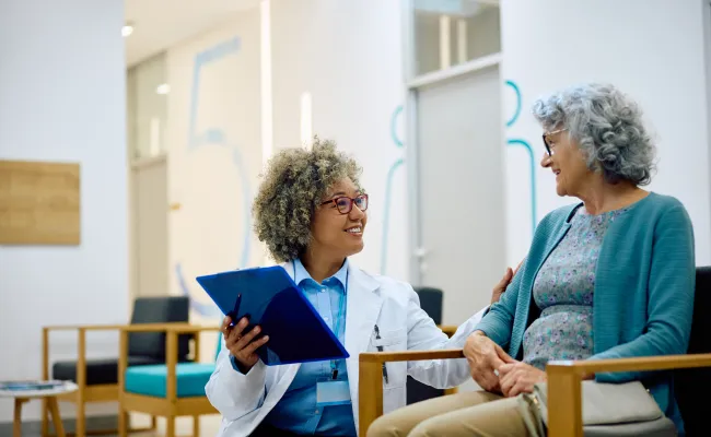 une personne bien accueillie et accompagnée