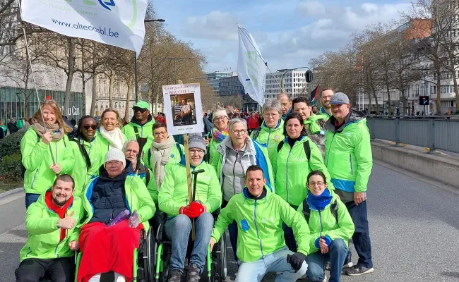 Altéo lors de la manifestation nationale