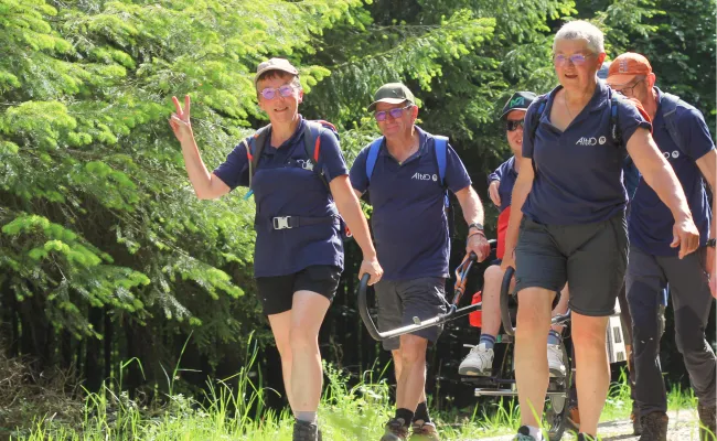 Traversée de la Wallonie en joëlette