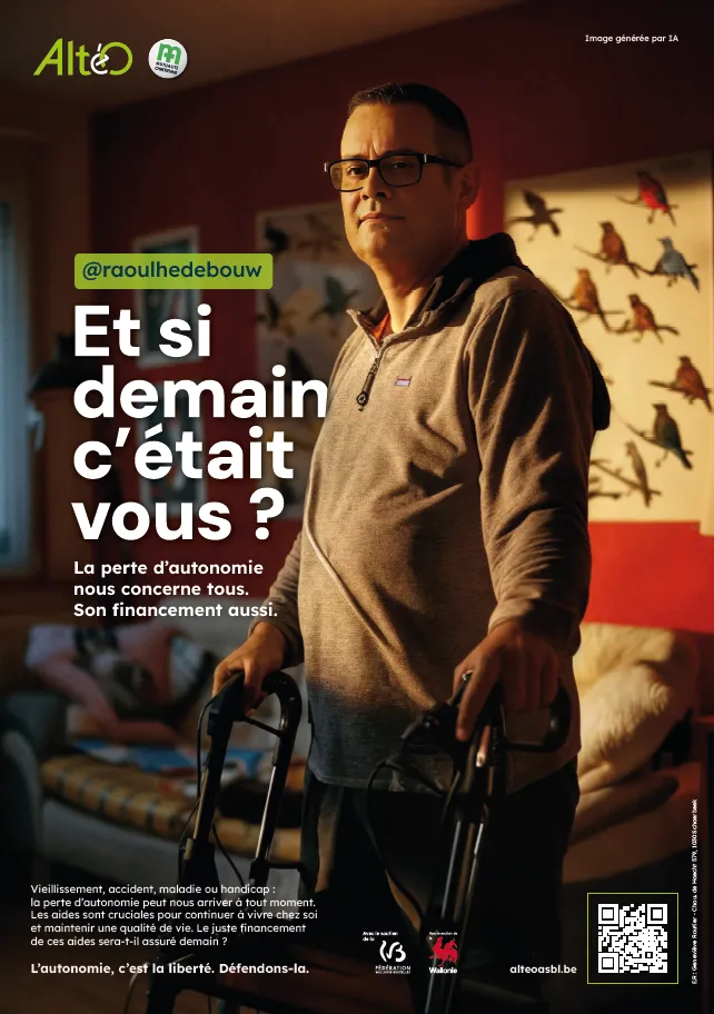 Raoul Hedebouw en situation de handicap